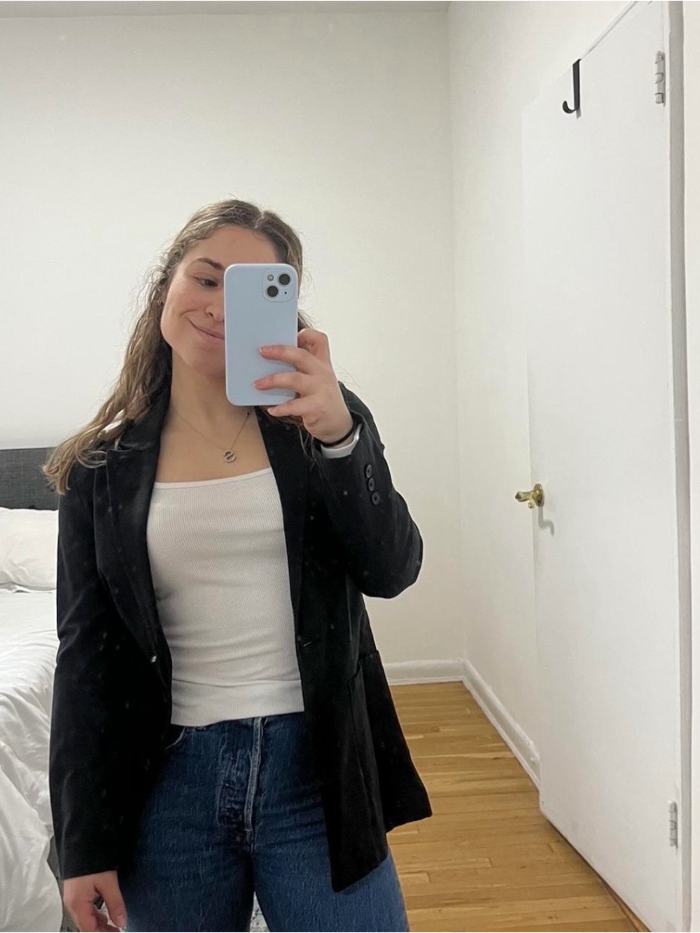 Women’s Classic Black Single Breasted Blazer by Paola Alberdi